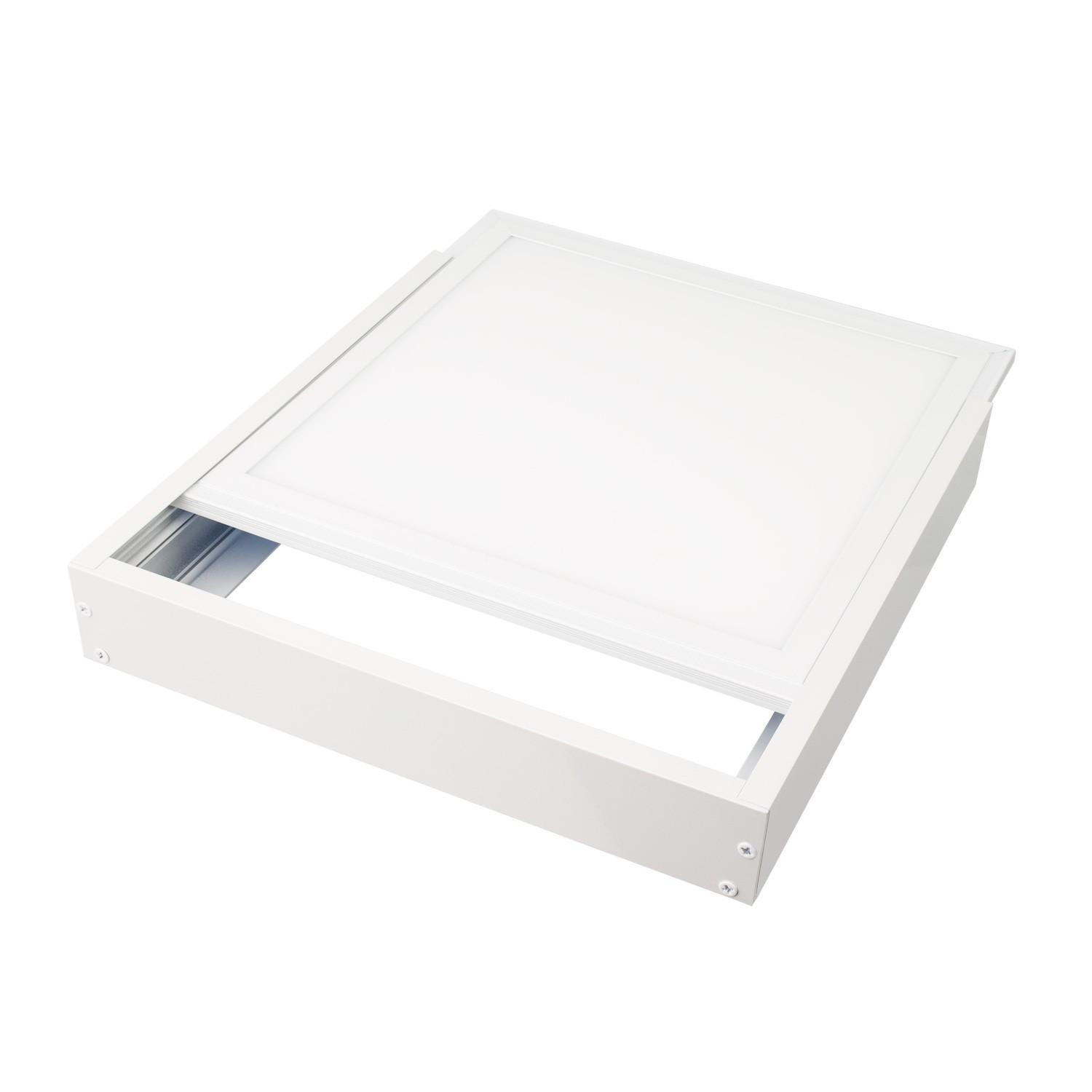 Kit en Saillie pour Panneau 60x60cm avec vis Blanc