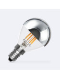 Ampoule Filament LED E14 4W 400 lm G45 Chrome Reflect