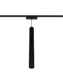 Spot LED Suspendu sur Rail Magnétique 25mm Extra-Plat 7W 48V Quartz Noir