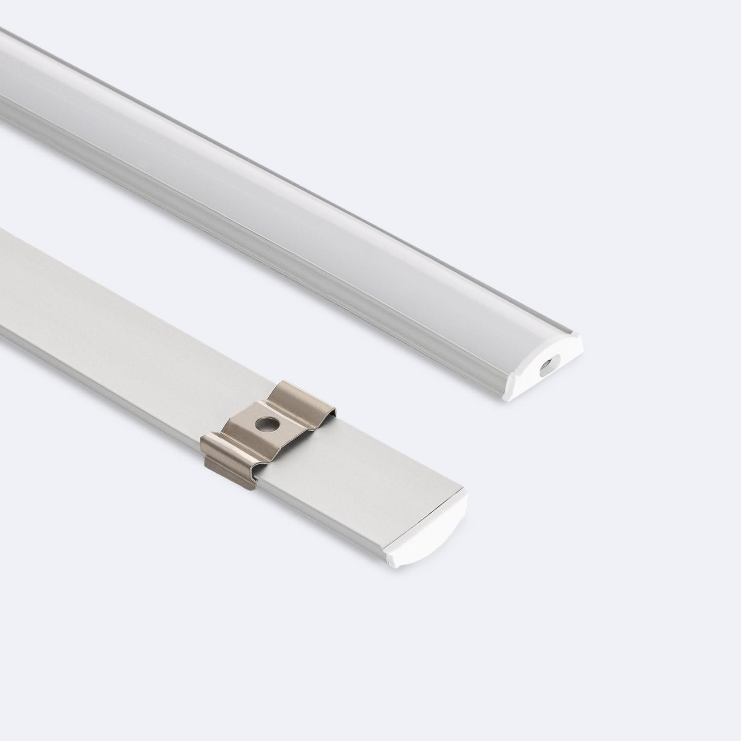 Profilé Aluminium Flexible en Saillie jusqu'à 15mm 2 m