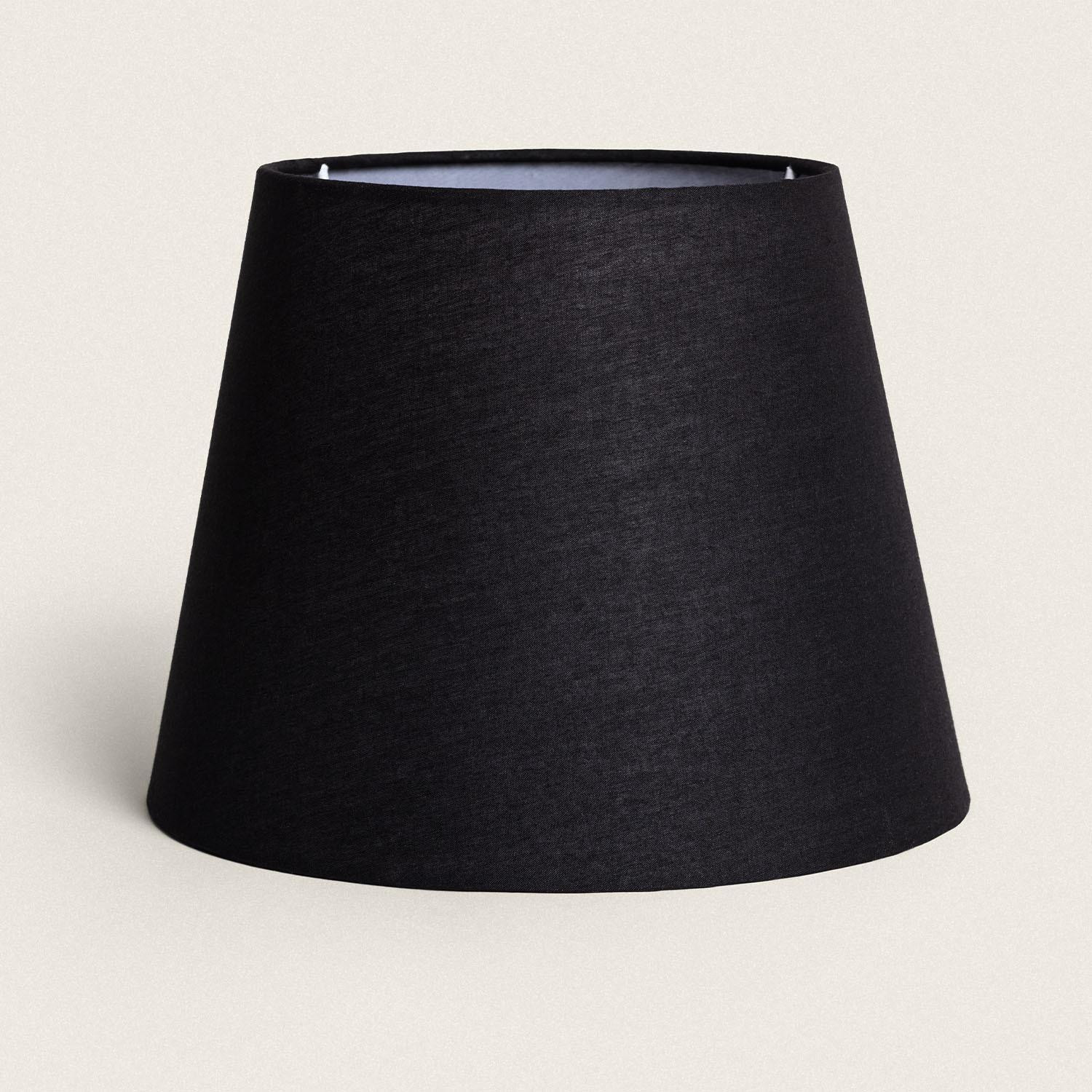 Abat-jour en tissu Mindah Noir
