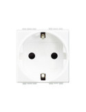 Prise 2P+T 2 Modules Branchement à Vis BTicino Living Light N4141