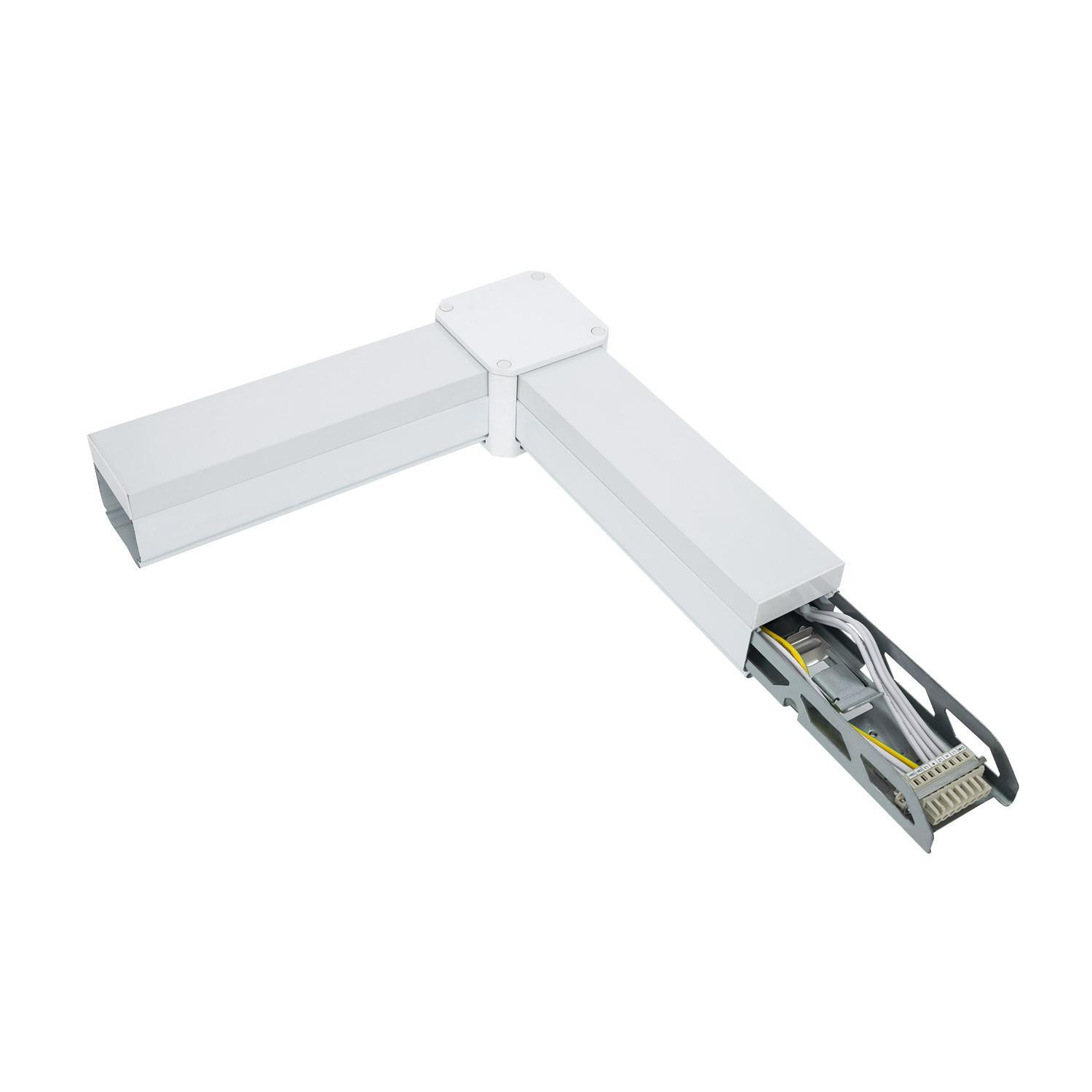 Connecteur Type L pour Barre Linéaire LED LEDNIX Easy Line Trunking Blanc