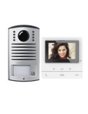 Kit Visiophone 1 Logement 2 Fils avec Panneau LINEA 2000 et Moniteur Mains Libres CLASSE 100 Basic TEGUI 379011