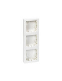 Cadre avec Base pour 3 Emplacements Verticaux SIMON 73 LOFT 73631