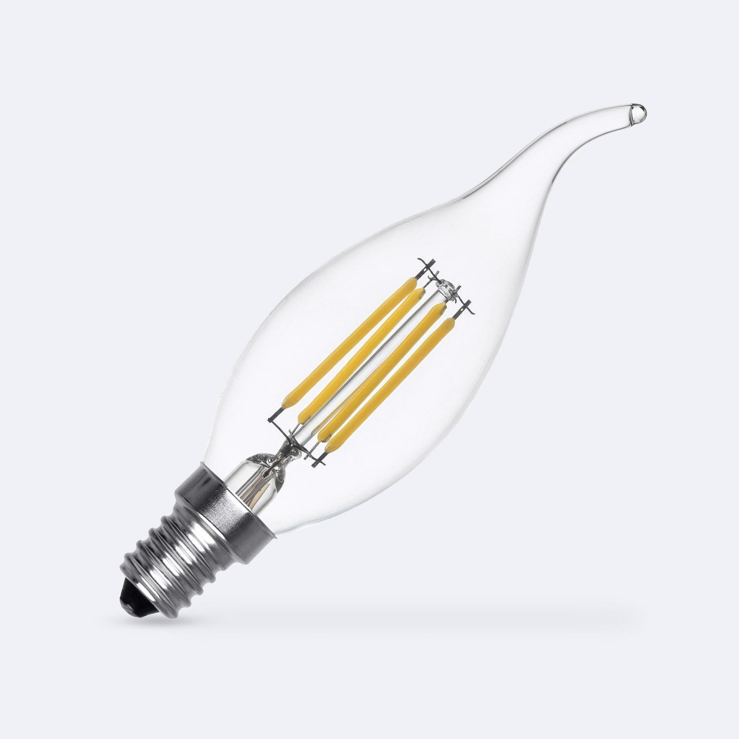 Ampoule LED Filament E14 4W 470lm Dimmable T35 No Flicker Blanc chaud 2700K