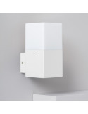 Applique Murale Extérieure Aluminium Domus Blanche