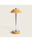 Lampe à Poser LED 3W Portable Cuir et Métal avec Batterie USB Rechargeable Limer