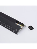 Profilé Aluminium Angle pour Plâtre/Placo avec Capot Continu pour Ruban LED jusqu'à 8 mm