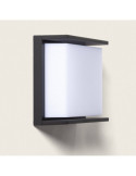 Applique Murale Extérieure LED 18W Éclairage Carré Noire Rimen