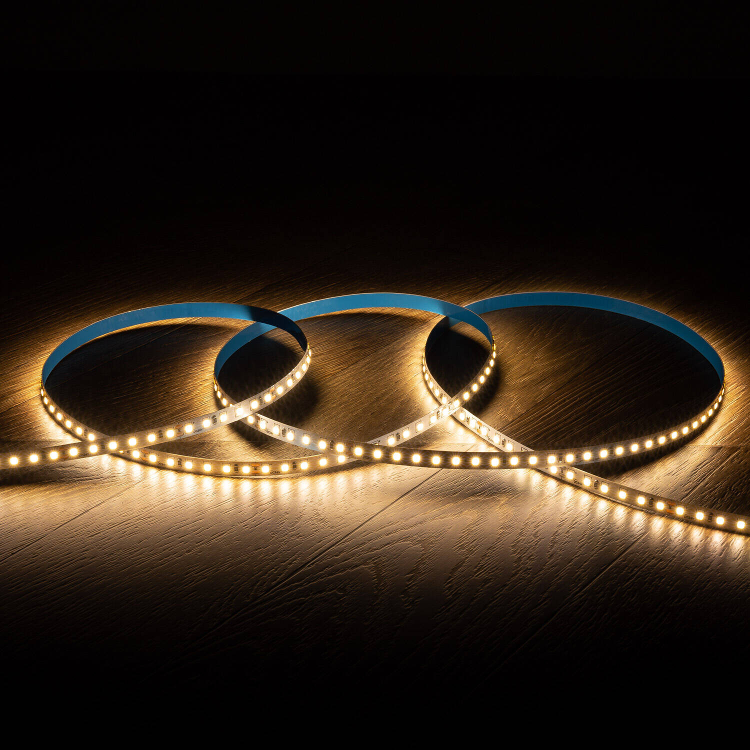 Ruban LED 24V DC 120LED/m 20m IP20 Largeur 8mm Coupe tous les 5cm Blanc chaud 3000K