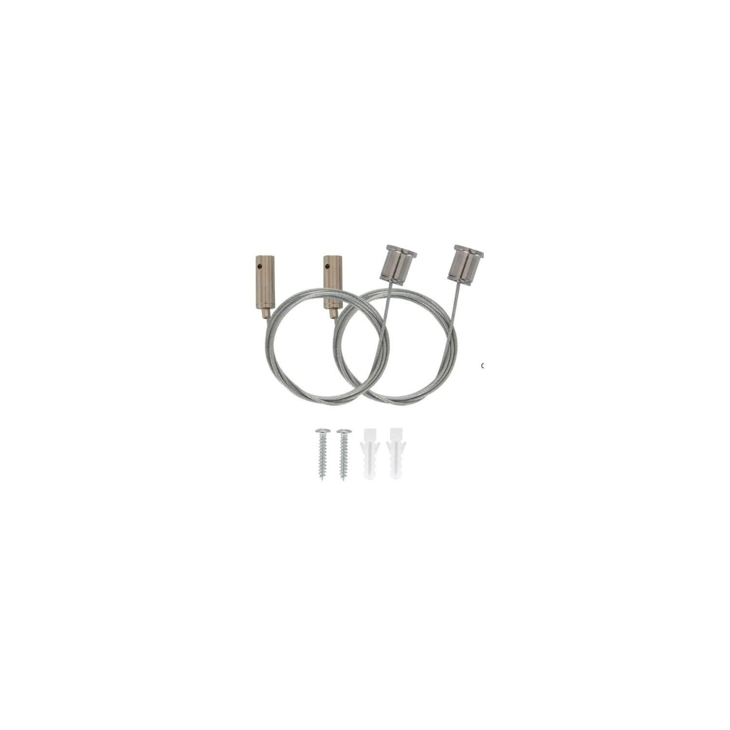 Kit de Suspension pour Barre Linéaire Timmy Argent