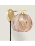 Lampe Murale Métal et Verre Klimt