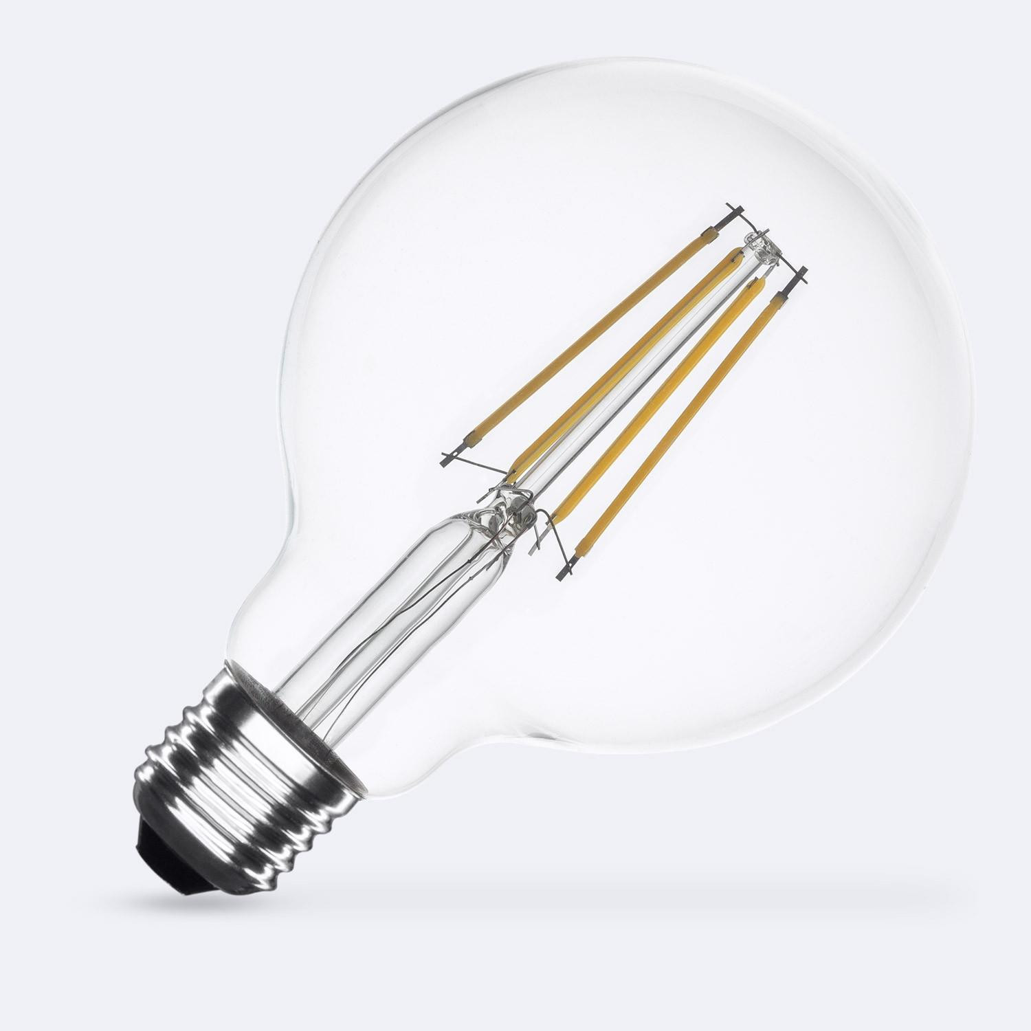 Ampoule LED Filament E27 8W 1055lm Dimmable G95 No Flicker Blanc chaud 2700K