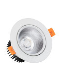 Spot Downlight LED 12W Rond COB CRI90 Coupe Ø 90 mm
