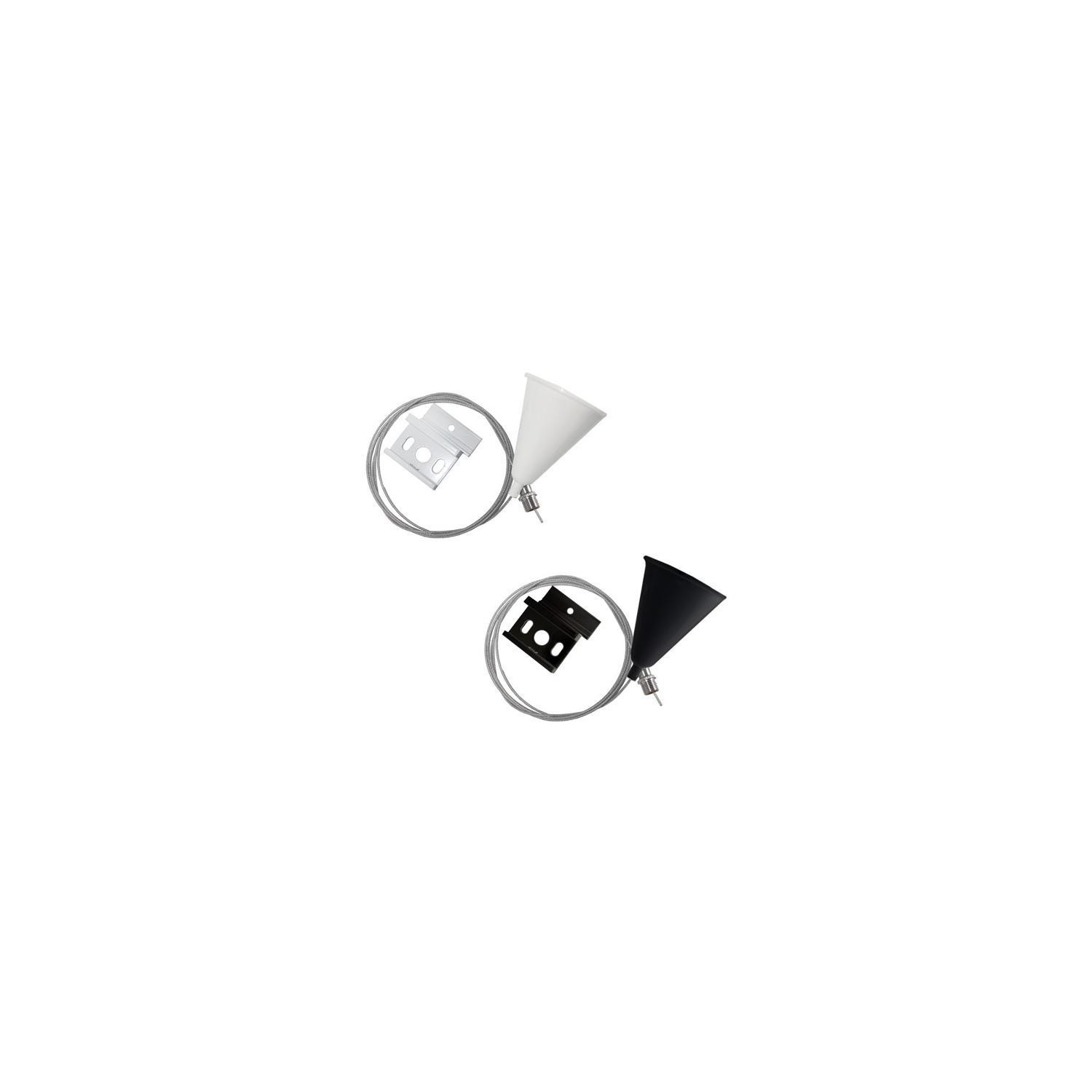 Kit de Suspension Rails Triphasé Noir