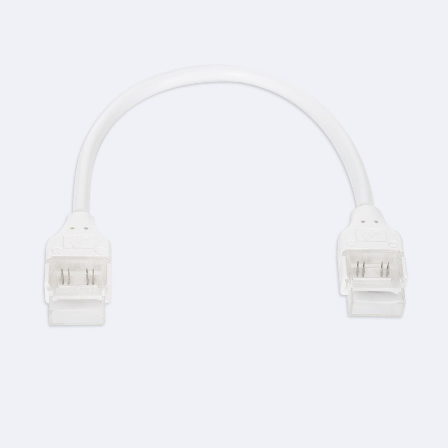 Connecteur Hippo Double avec Câble pour Ruban LED RGB 12/24/220V SMD Silicone Flex Largeur 12mm 12mm