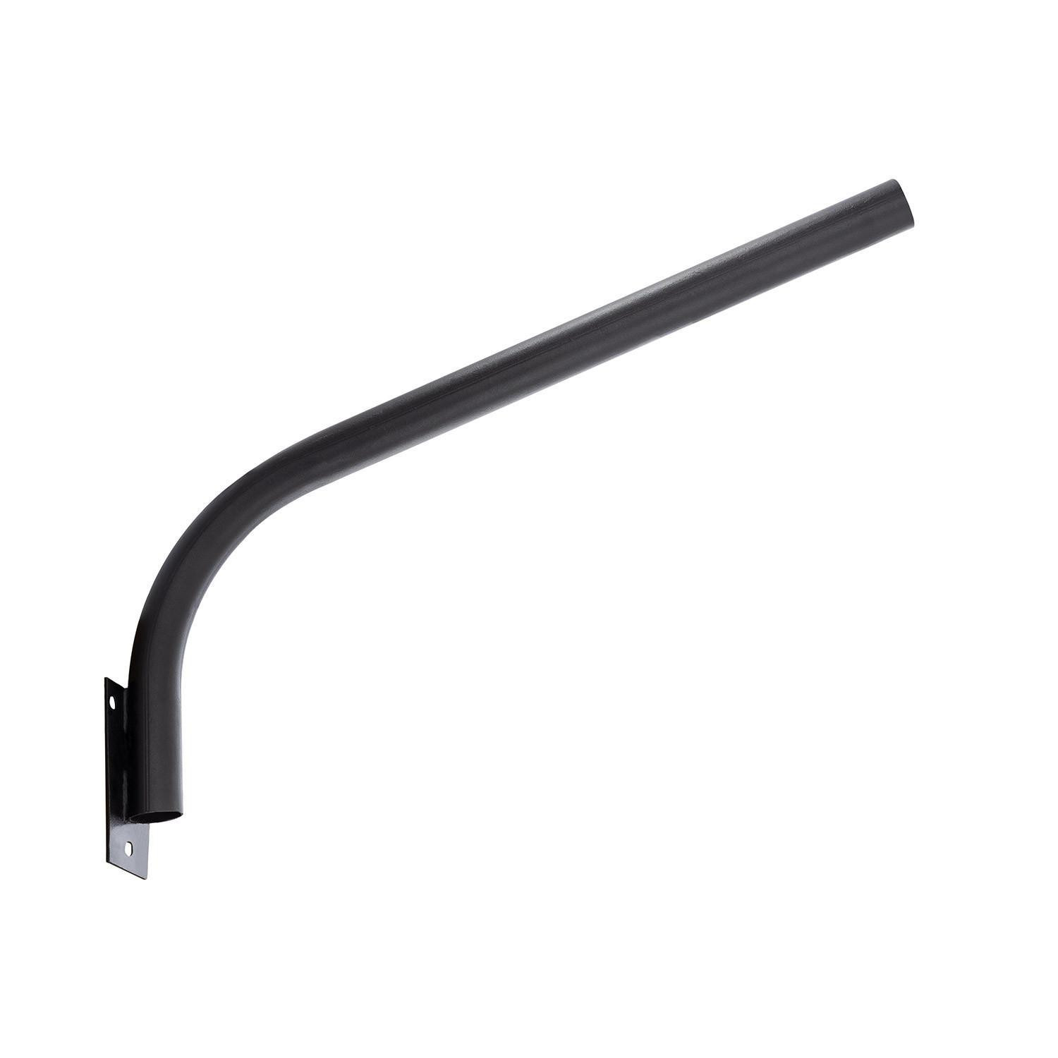Support Mural Ø60mm pour Luminaires Éclairage Public Noir