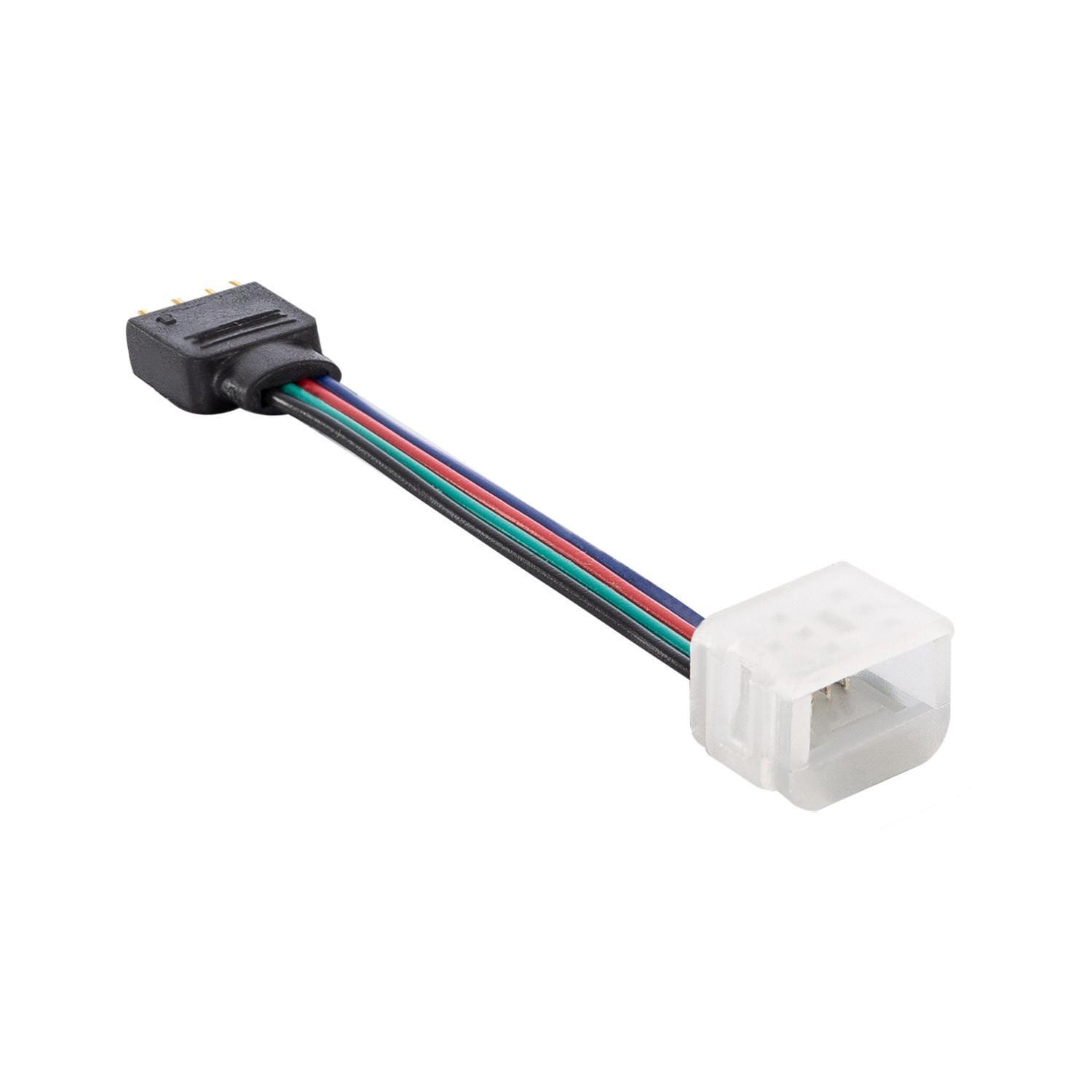 Câble Connecteur Gaine Néon LED RGB 24V DC 120LED/m RGB