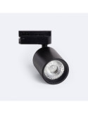 Spot LED sur Rail Monophasé 10W Mallet Dimmable Noir