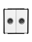 Prise Double TV Modern