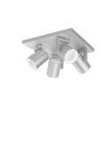 Plafonnier LED RGBW White Color Argenta 4 Spots 4x6W PHILIPS Hue