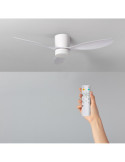 Ventilateur de Plafond Silencieux Weimar Blanc 132cm Moteur DC