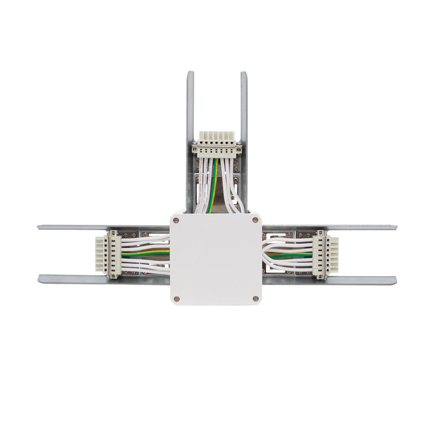 Connecteur Type T pour Barre Linéaire LED Trunking Gris