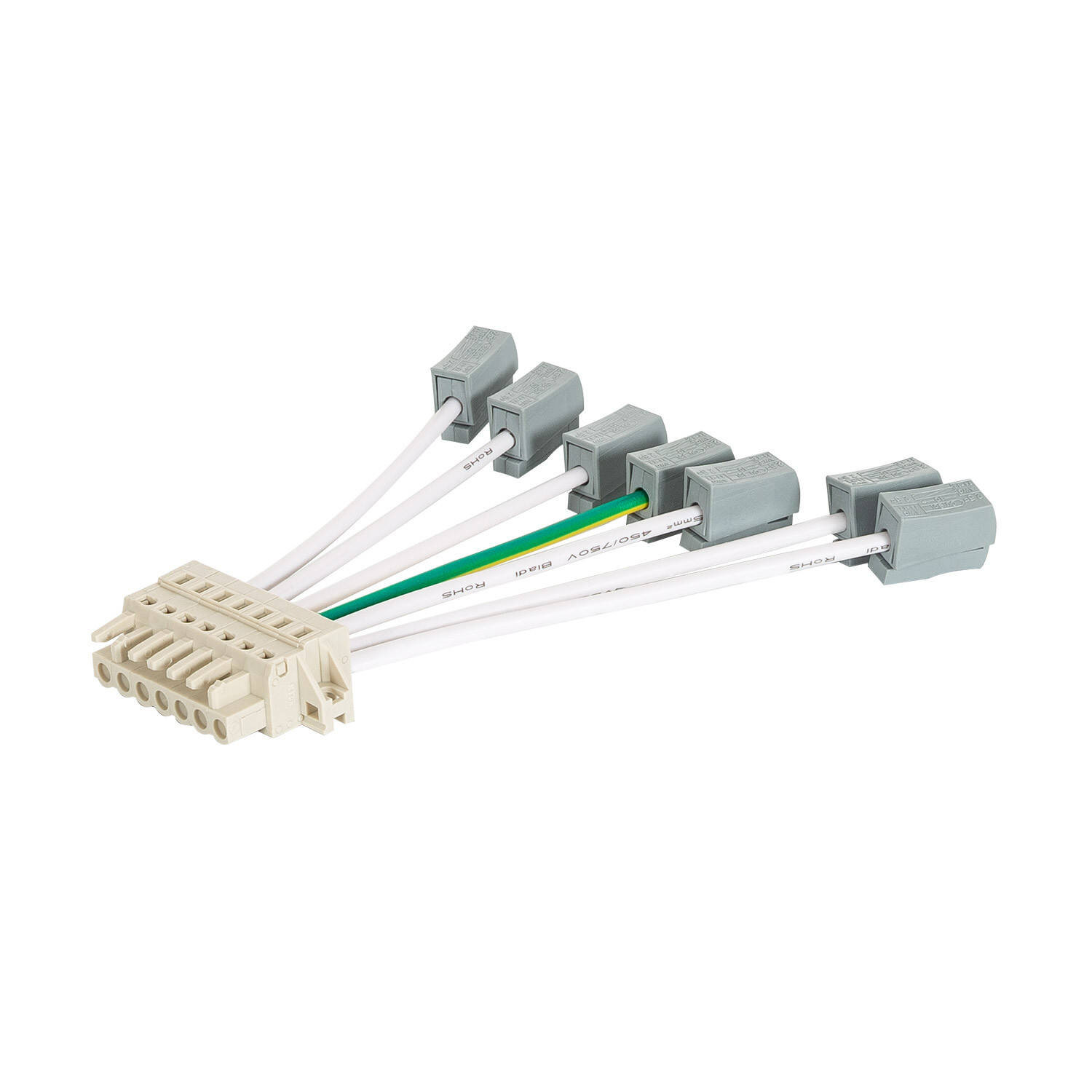 Connecteur d'Alimentation Barre Linéaire LED Trunking Blanc