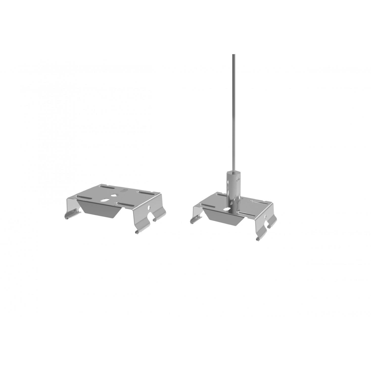Kit de Suspension Barre Linéaire LED Trunking Argent