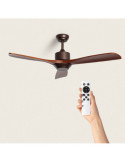 Ventilateur de plafond silencieux Forest Marron 132cm Moteur DC