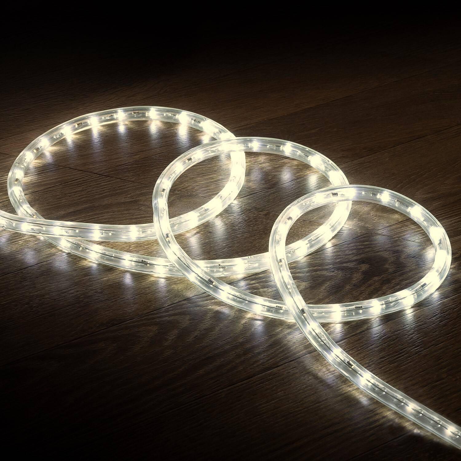 Gaine LED Ronde 220V AC 36LED/m Blanc Neutre IP65 Coupe Tous les 100cm 8 m