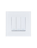 Interrupteur Triple avec Cadre PC Modern