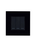 Interrupteur Triple avec Cadre PC Modern