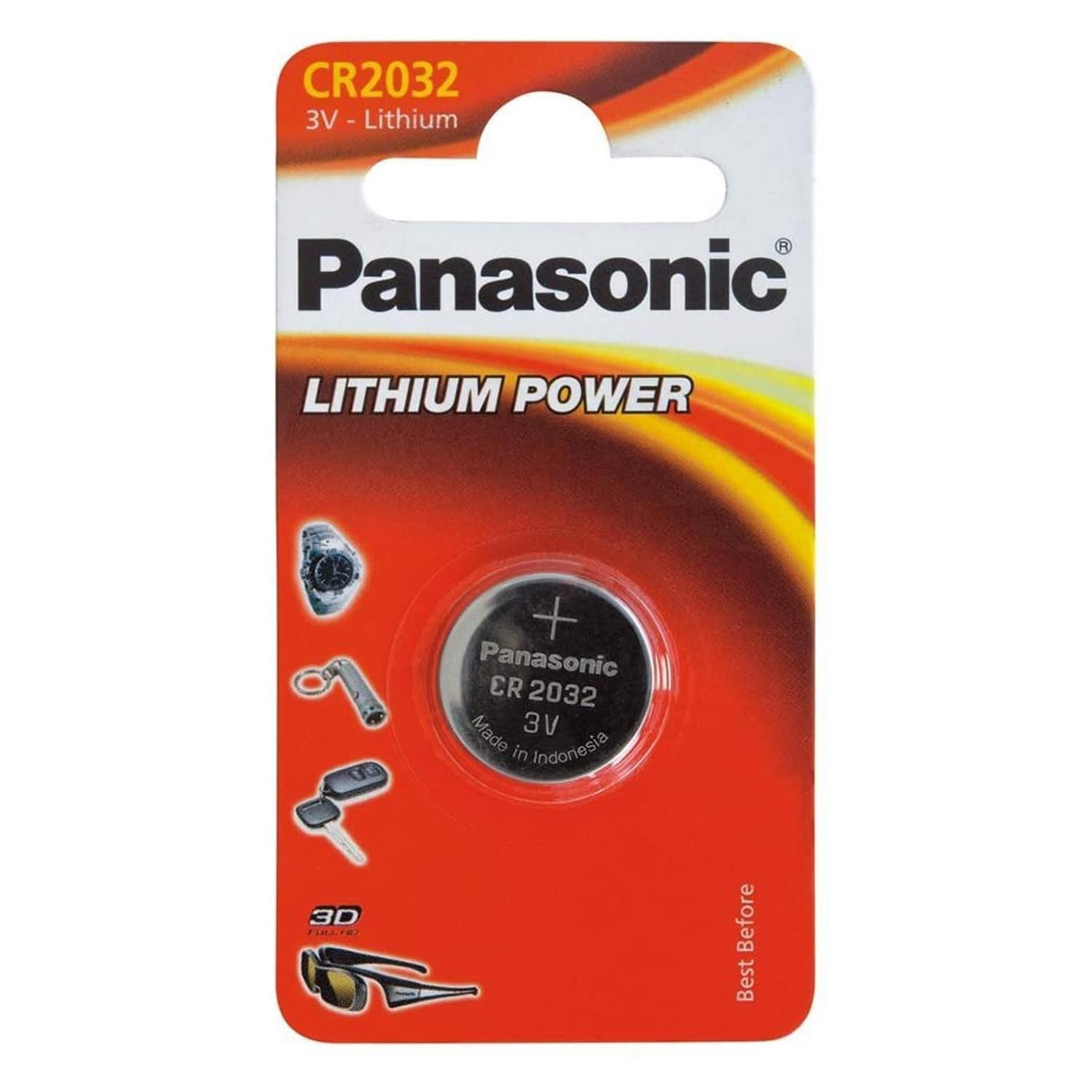 Blister 1 Pile Lithium 3V PANASONIC CR-2032EL/1B 3V