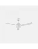 Ventilateur de Plafond Silencieux Kai Blanc 108cm Moteur DC LEDS-C4 30-7999-14-F9