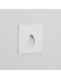 Balise Extérieure Murale LED Encastrable 3W Carrée Ellis Blanche