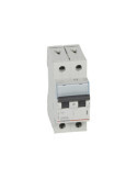 Disjoncteur Automatique TX³ Tertiaire 2P Courbe C 6kA 10-40A LEGRAND 403605
