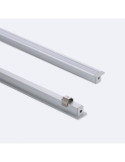 Profilé Aluminium Encastrable 2 m avec Capot Continu pour Rubans LED jusqu'à 6 mm