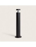 Balise LED Extérieur 5W en Saillie sur Pied 50cm Inti Inox Noire