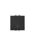 Bouton-Poussoir Simple Avec Gavure Lumière SIMON 270 20000151