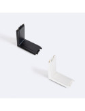 Connecteur Type L Vertical pour Rail Magnétique SuperSlim 25mm En Saillie 48V