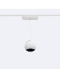 Spot LED Suspendu sur Rail Magnétique 25mm Extra-Plat 12W 48V Concave Ø100 mm Blanc