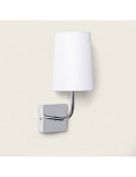 Lampe Murale Métal Silver-Wollen Conne