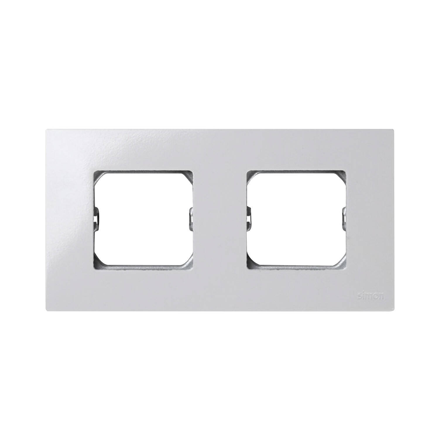 Cadre 2 Emplacements SIMON 27 Play 2700620 Blanc