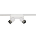 Spot LED sur Rail Magnétique 25mm Extra-Plat 10W Double 48V Blanc