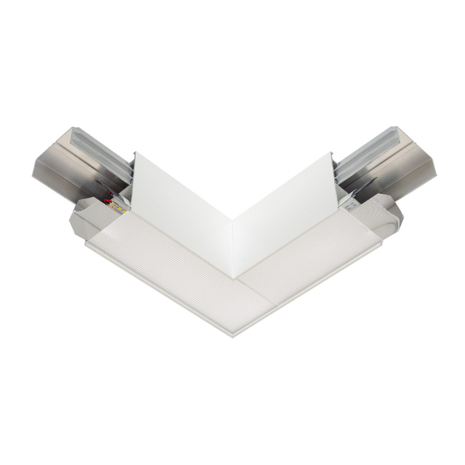 Jonction L pour Barre Linéaire LED Turner 8W Blanc froid 5000K Blanc