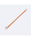 Connecteur HIPPO Double avec Câble pour Ruban LED CCT 12/24V DC SMD IP20 Largeur 10mm
