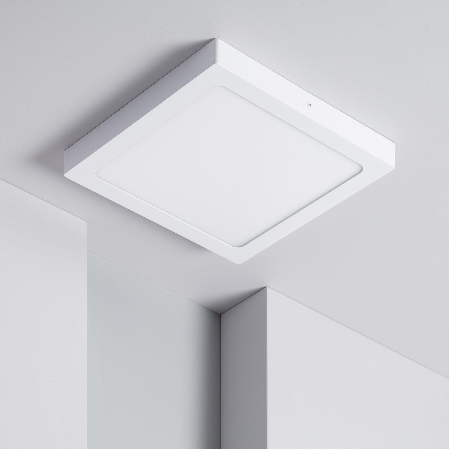 Plafonnier LED Carré 24W 295x295mm Blanc froid 5000K