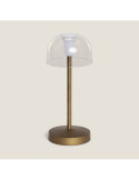 Lampe à Poser LED Portable Extérieur Métal avec Batterie Rechargeable Lendora